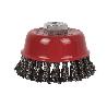 CEPILLO COPA TRENZADO M14 Ø125 ACERO 0.3MM
