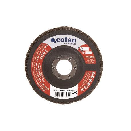 DISCO LAMINADO ESTANDAR PLANO 115 MM. G-120 ZIRCONIO VENTA UNITARIA