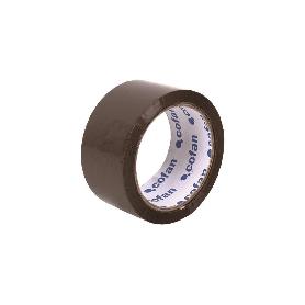 PRECINTO ACRILICO MARRON 45 MICRAS 48 MM X 66 METROS