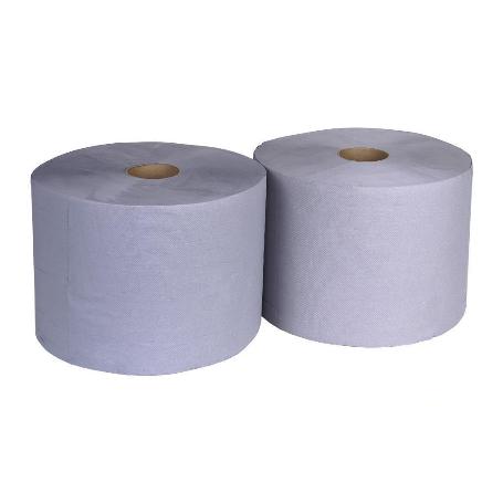 BOBINA INDUSTRIAL RECICLADA AZUL 250MTS (2 ROLLOS)