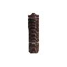 MALLA PLAST. CUADRADA JARDIN 10MM MARRON 1X25M