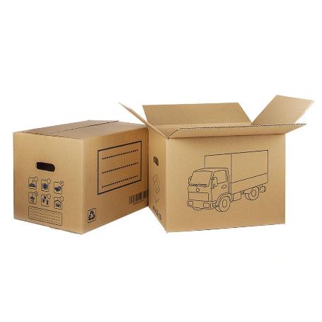 CAJA DE CARTÓN PARA MUDANZA CON ASA TROQUEL 50X35X35 CM VENTA UNITARIA