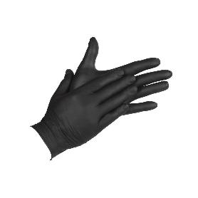 CAJA 100 UNDS. GUANTES DE NITRILO NEGRO T - S