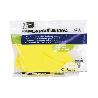 GUANTE AMARILLO LATEX FLOCADO T 9   CAJA 12 UNID.