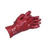 BLÍSTER DE GUANTE DE PVC ROJO 27 CM VENTA UNITARIA