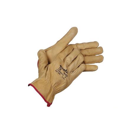 GUANTE VACUNO EXTRA RESIST. AGUA T-10   CAJA 12 UNID.