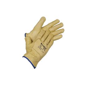 BLISTER GUANTES VACUNO EXTRA C/BORREGUITO T-8   CAJA 12 UNID.