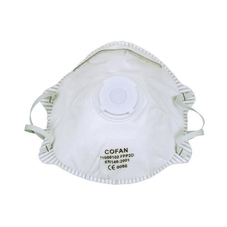 MASCARILLA PROTECCION C/VALVULA FFP2D   CAJA 10 UNID.
