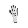 GUANTE 100% POLIEST. IMPREG. NITRILO GRIS T-8   CAJA 12 UNID.