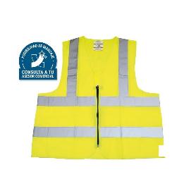 CHALECO AMARILLO CON CREMALLERA T-L