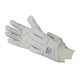 GUANTE AJUSTABLE PIEL FLOR REFORZADO TALLA 8   CAJA 10 UNID.
