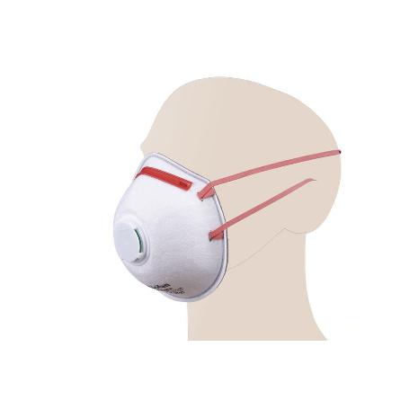 MASCARILLA PROTEC. C/VALVULA CE FFP3 NR   CAJA 10 UNID.