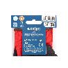 GUANTE IMPREGNADO SANDY COATED ROJO/NEGRO TALLA 6   CAJA 12 UNID.