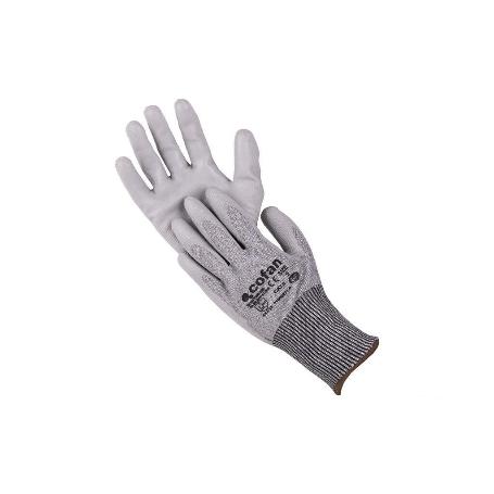 GUANTE ANTICORTE IMPREGNADO PU GRIS T-11 VENTA UNITARIA
