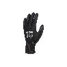 GUANTE SOPORTE POLIESTER IMPREGNADO LATEX NEGRO T-8 VENTA UNITARIA