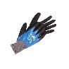 GUANTE IMPREGNADO SANDY DOBLE CAPA DE NITRILO AZUL TALLA 10   CAJA 12 UNID.