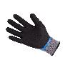 GUANTE IMPREGNADO SANDY DOBLE CAPA DE NITRILO AZUL TALLA 6   CAJA 12 UNID.