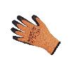 GUANTE NARANJA FLUOR CON REVESTIMIENTO LATEX TERMICO T-10   CAJA 12 UNID.