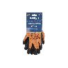 GUANTE NARANJA FLUOR CON REVESTIMIENTO LATEX TERMICO T-10 VENTA UNITARIA