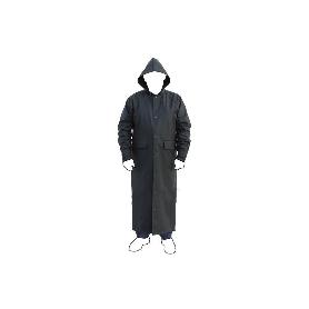 ABRIGO LARGO DE LLUVIA VERDE PU/PVC TALLA S