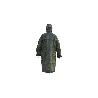 ABRIGO DE LLUVIA VERDE POLIESTER/PVC TALLA-L