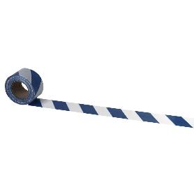 CINTA BALIZAM. AZUL/BLANCA  80MM X 200MTS
