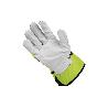 GUANTE VACUNO AMERICANO AMARILLO FLÚOR TALLA 10   CAJA 12 UNID.