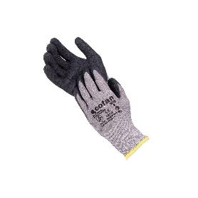 GUANTE ANTICORTE HPPE IMPREGNADO DE LATEX RUGOSO TALLA 7 VENTA UNITARIA