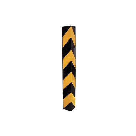 ESQUINERO RECTO 800X100X10MM AMAR/NEGRO