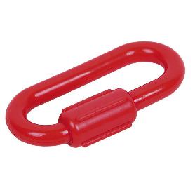 ESLABON UNION CADENA PLÁSTICO 8MM ROJO