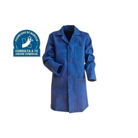 BATA AZUL OSCURA LIMEUR 100% ALGODÓN T-L