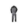 MONO DE TRABAJO BIRO 280GMS/M GRIS-NEGRO T-XXXL