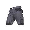 PANTALÓN DE TRABAJO HEIMDALL ELASTANO 280 G/M2 GRIS OSCURO CON DETALLES NEGROS TALLA 38