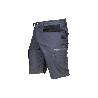 BERMUDAS DE TRABAJO FRIGG ELASTANO 215 G/M2 GRIS OSCURO CON DETALLES NEGROS TALLA 48
