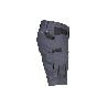 BERMUDAS DE TRABAJO FRIGG ELASTANO 215 G/M2 GRIS OSCURO CON DETALLES NEGROS TALLA 58