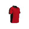 POLO HELA ELASTANO 210 G/M2 ROJO OSCURO-NEGRO TALLA L