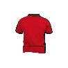 POLO HELA ELASTANO 210 G/M2 ROJO OSCURO-NEGRO TALLA XXL