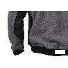 CHAQUETA POLAR MODELO WALKER 370 G/M GRIS-NEGRO TALLA S