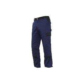 PANTALON TRAB. FLEX. JANO SLIM FIT MARINO/NEGRO T-60