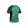 CAMISETA TRANSPIRABLE MODELO PILOTE VERDE-NEGRA 160 G/M2 TALLA-L