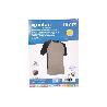 CAMISETA TRANSPIRABLE MODELO PILOTE BEIGE-NEGRA 160 G/M2 TALLA-XXXL