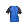CAMISETA TRANSPIRABLE MODELO PILOTE AZUL-NEGRA 160 G/M2 TALLA-XL