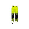 PANTALÓN DE ALTA VISIBILIDAD MODELO SIRIO AMARILLO Y AZUL MARINO TALLA M