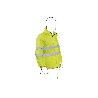 CHAQUETA DE LLUVIA DE ALTA VISIBILIDAD MODELO PÓLUX AMARILLA TALLA L