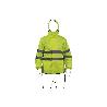 CHAQUETA DE LLUVIA DE ALTA VISIBILIDAD MODELO PÓLUX AMARILLA TALLA L