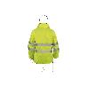 CHAQUETA DE LLUVIA DE ALTA VISIBILIDAD MODELO PÓLUX AMARILLA TALLA M
