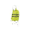 CHAQUETA DE LLUVIA DE ALTA VISIBILIDAD MODELO PÓLUX AMARILLA TALLA S