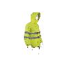 CHAQUETA DE LLUVIA DE ALTA VISIBILIDAD MODELO PÓLUX AMARILLA TALLA XL