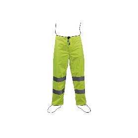 PANTALÓN DE LLUVIA DE ALTA VISIBILIDAD MODELO RIGEL AMARILLA TALLA S