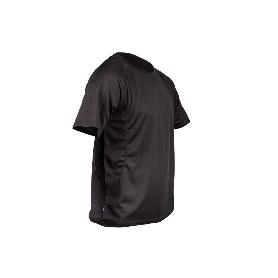 CAMISETA TRANSPIRABLE MODELO PILOTE NEGRA 160 G/M2 TALLA-XXXL